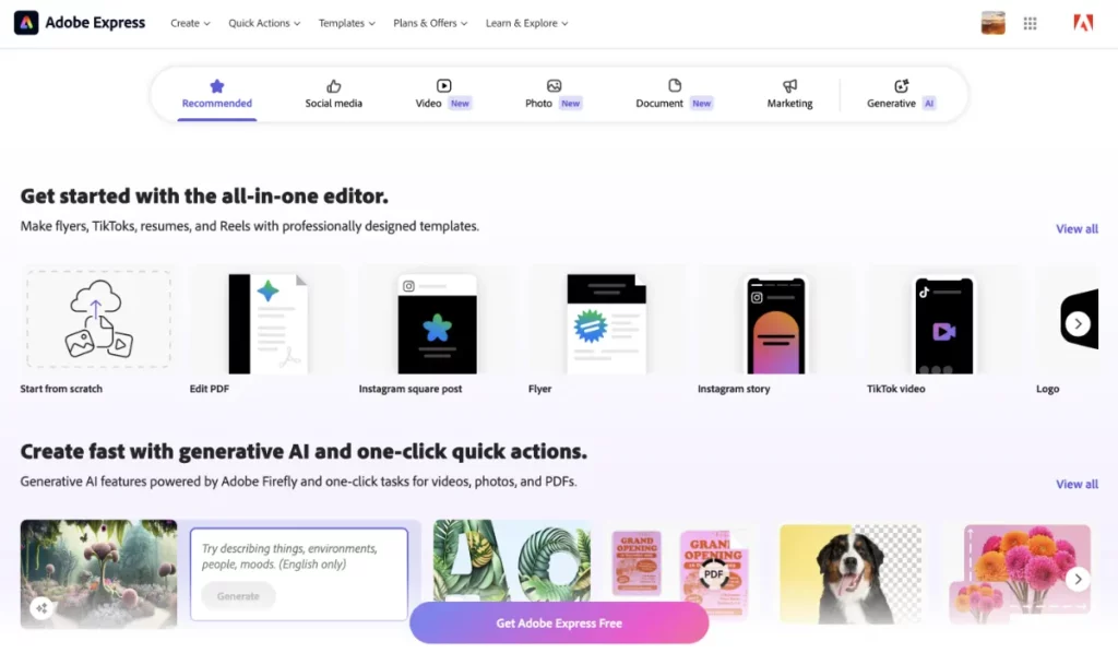 adobe express